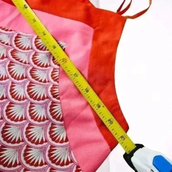 Ellos Red Pink Print Boho Maxi Dress - Picture 9 of 13